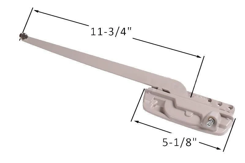 Truth Hardware Encore Casement Operator – Left Hand mat zwart