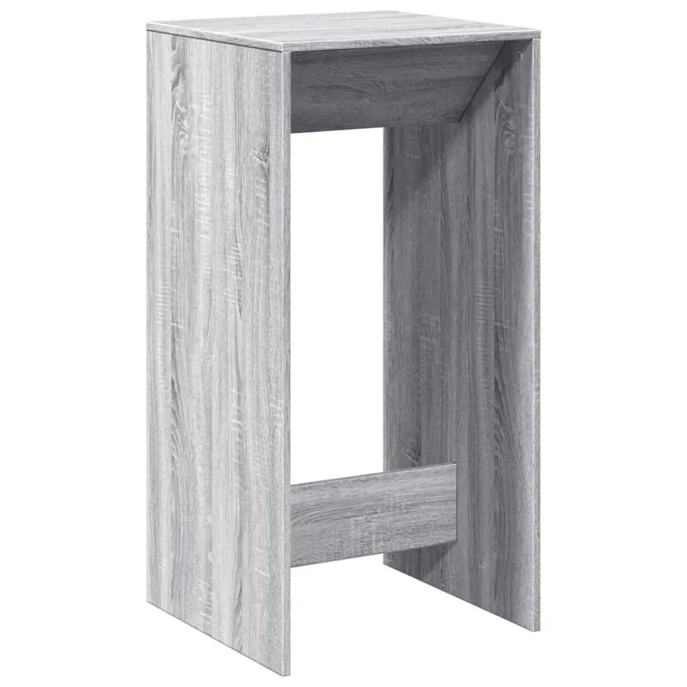Bartafel 51x50x103,5 cm bewerkt hout grijs sonoma eikenkleurig