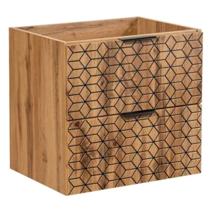 Kast Onder Wastafels DIAMOND CUW60 2D 60x46x57 Natuurtint