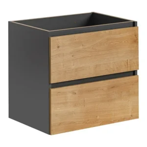 Kast Onder Wastafels MONAKO CUW60 2D 60x46x57 Donkergrijs