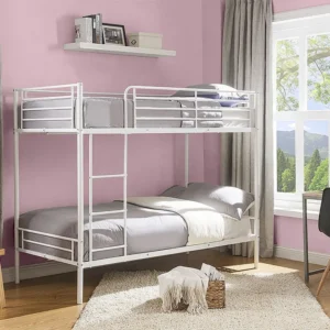 Stapelbed DUOTIS II - 2 x 90 x 190 cm - Wit
