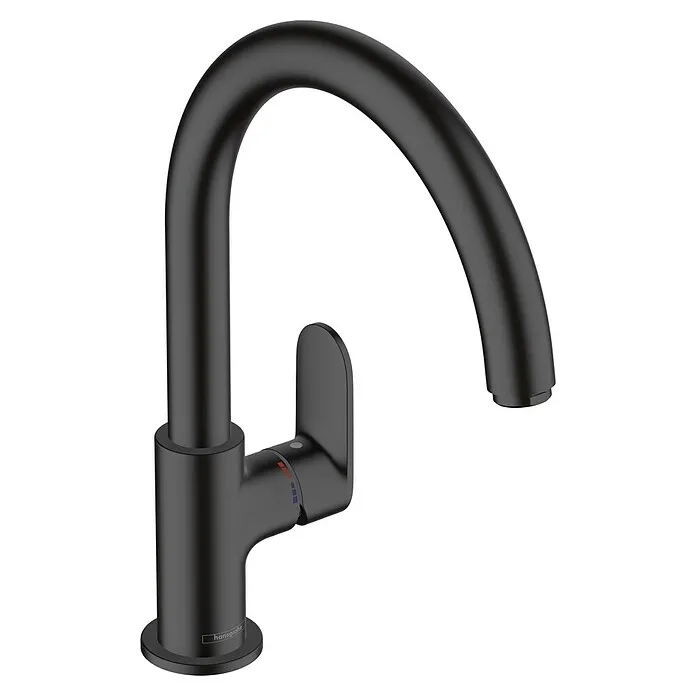 Hansgrohe Vernis Blend Keukenkraan M35 - Zwart, Mat voor Kleine Keukens