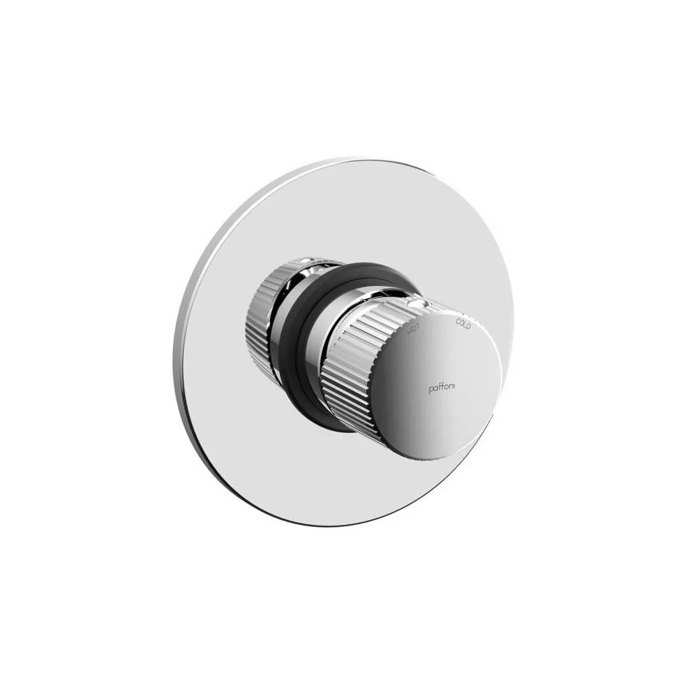 Built- shower mixer exclusief plate without diverter Jo series model JO011CR chrome Paffoni