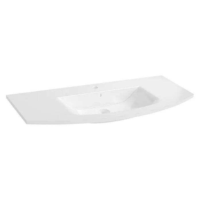 Camargue Swing K Inbouwwastafel - 120,5 x 16 cm, Keramiek