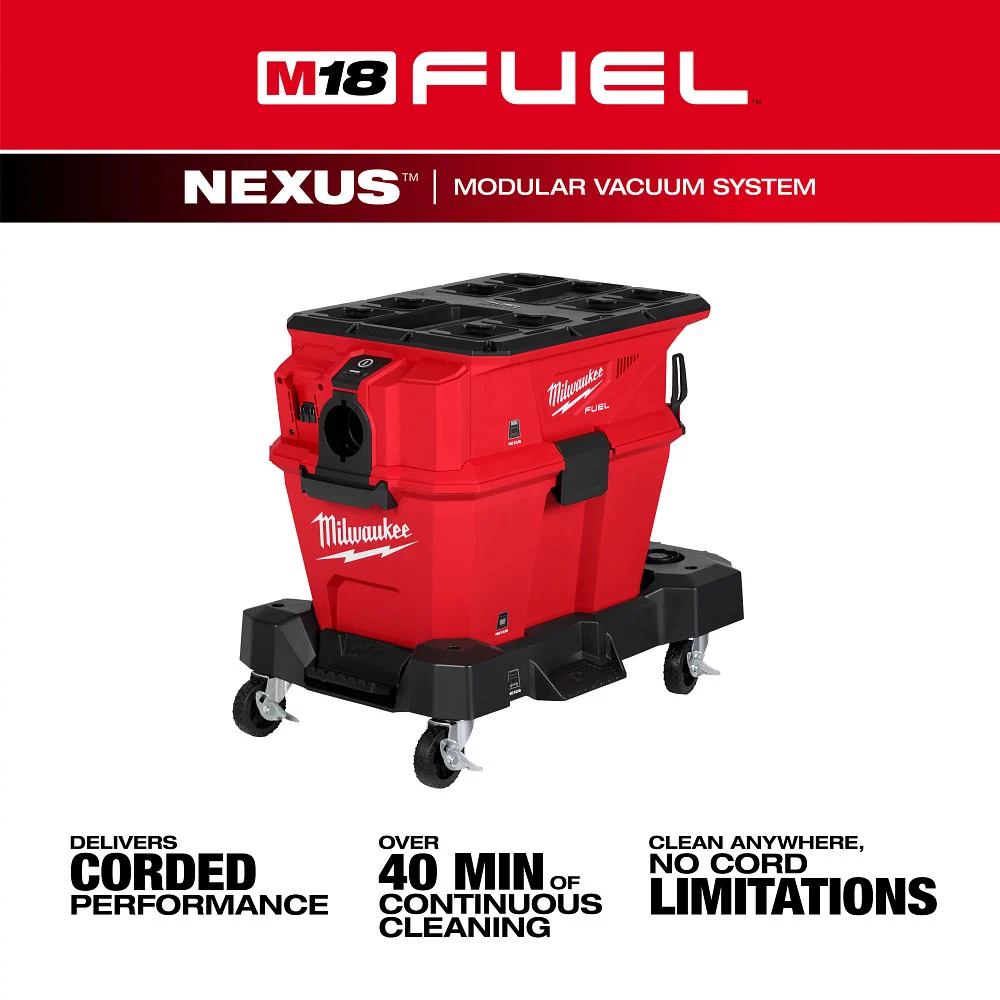 Milwaukee M18 FUEL NEXUS 6 Gallon Wet/Dry Vacuum PACKOUT Compatibility (Bare Tool) 0915-20