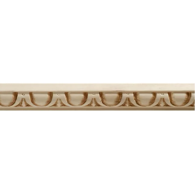 Ornamental Mouldings 1- x 8-ft Ivoor Hardwood Unfinished Wood 681 Chair Rail Moulding
