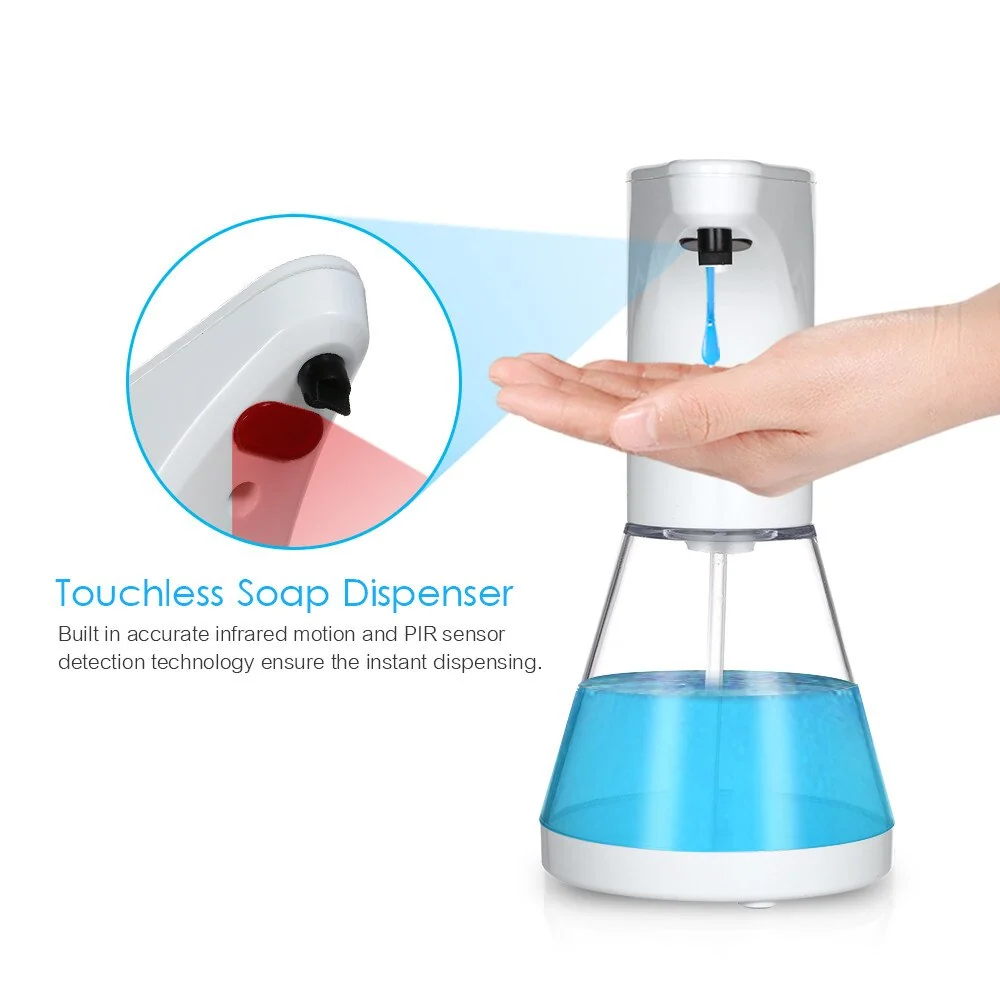 Promedix PR-530 Automatische zeepdispenser met infrarood bewegingssensor No-Touch gaat op batterijen 4xAA 480ml