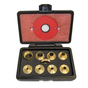 SAWSTOP 9 PC. Geel koper Precision Template Guide Set