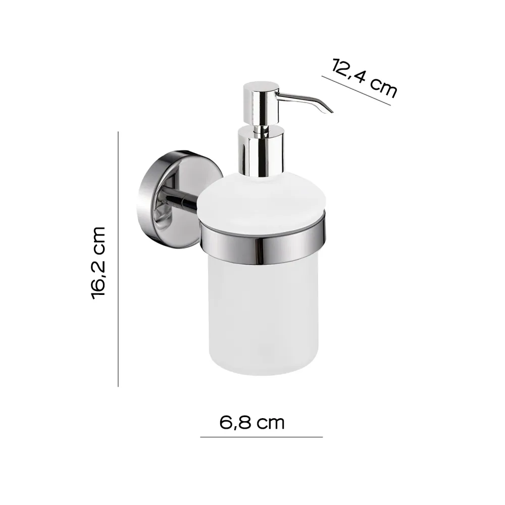 Soap dispenser AISI 304 roestvrij staal steel Gedy Project series - Polished