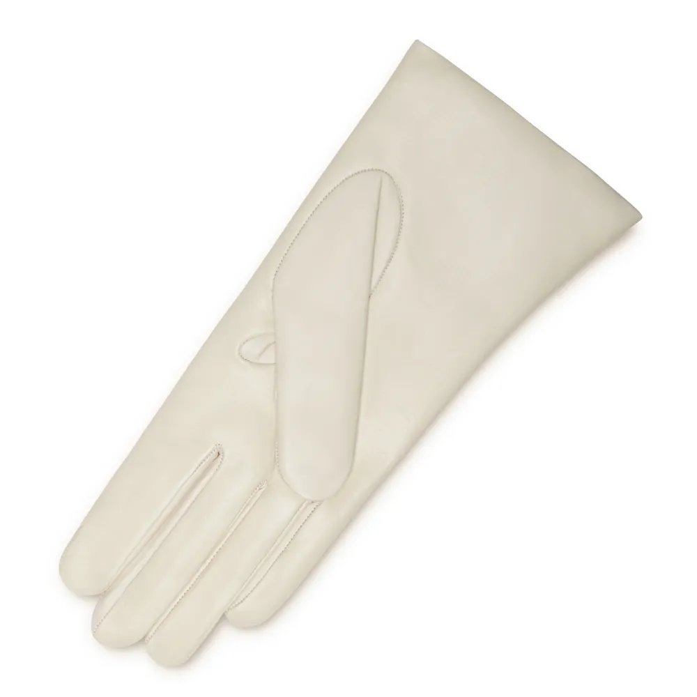 Ergonomisch Honoré Eleanor crème leren handschoenen van geitenleer
