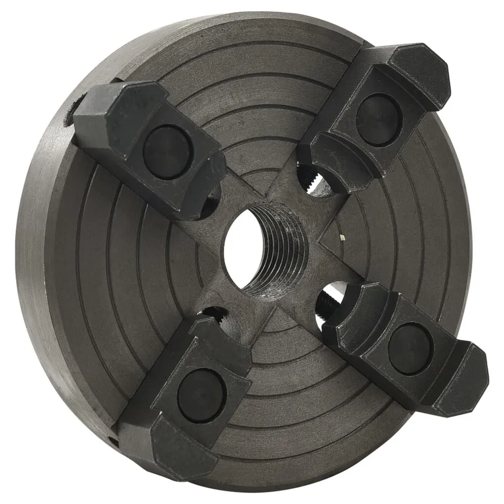 Houtklauwplaat 4 bekken M33 verbinding 150x63 mm staal zwart
