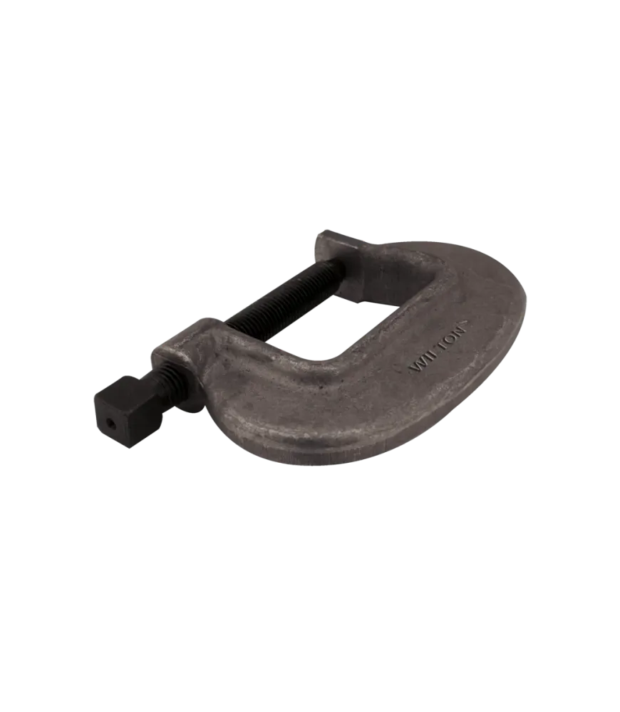 WILTON 12-FC, "O" Series Bridge C-Clamp - Full Closing Spindle, 0" - 12-3/8" Jaw Opening, 4-1/2" Throat Depth
