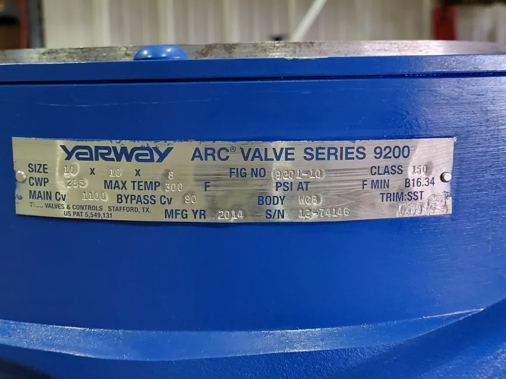 10" Class 150 Check/Control Valve B16.34