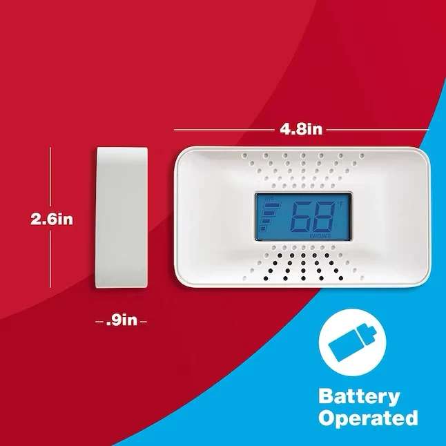 First Alert 10-Year Battery-operated Grafiet Monoxide Detector