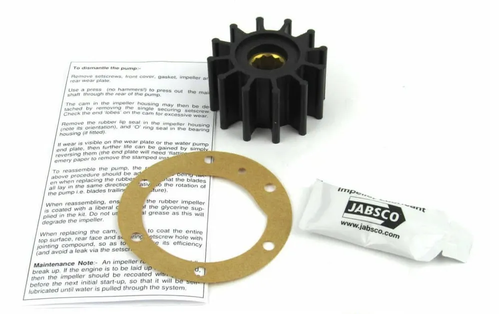 Perkins Prima M60 Puur Water Pump Impeller, Service & Rebuild Kits
