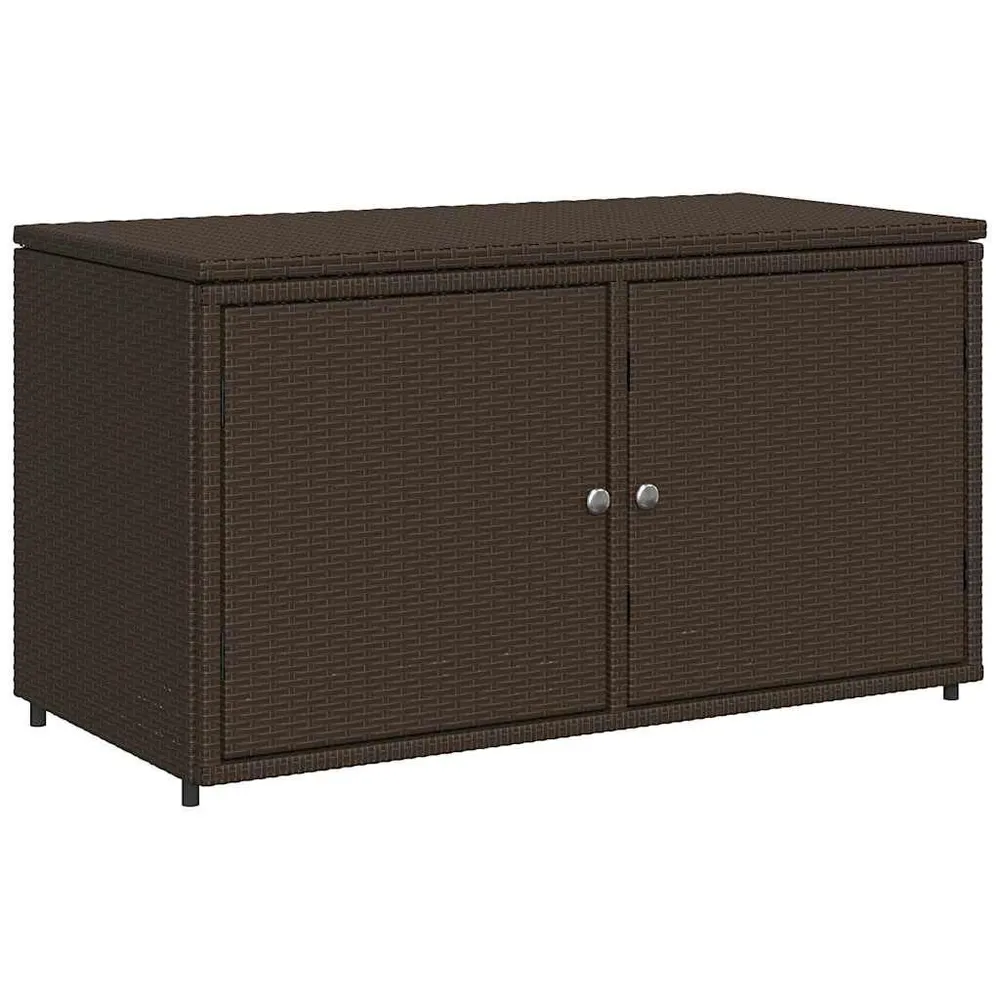 Digitale sleuf Tuinkast 110x55x60,5 cm poly rattan bruin