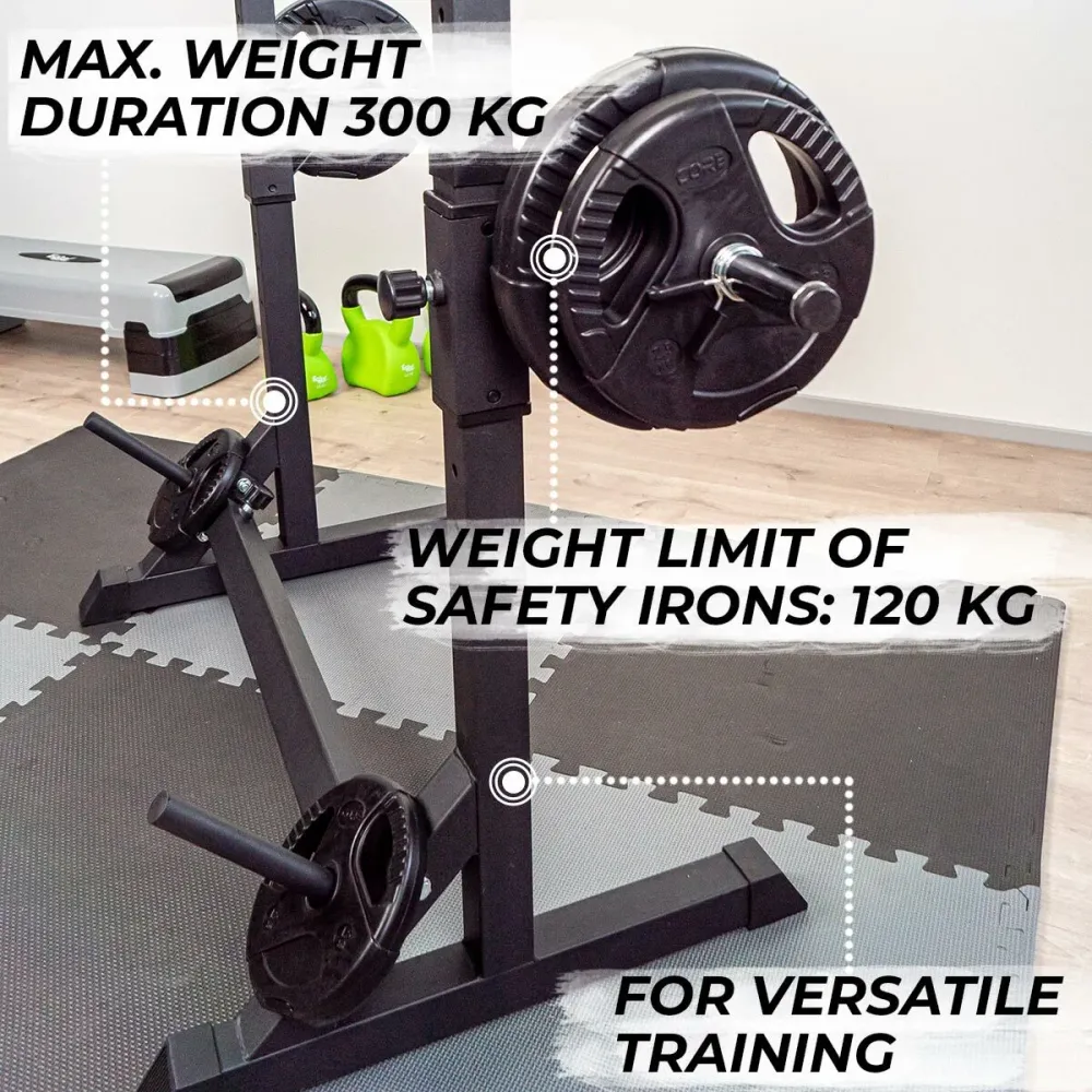 Nordcore Half Rack Squat Rack Core 107X60X150 cm, zwart