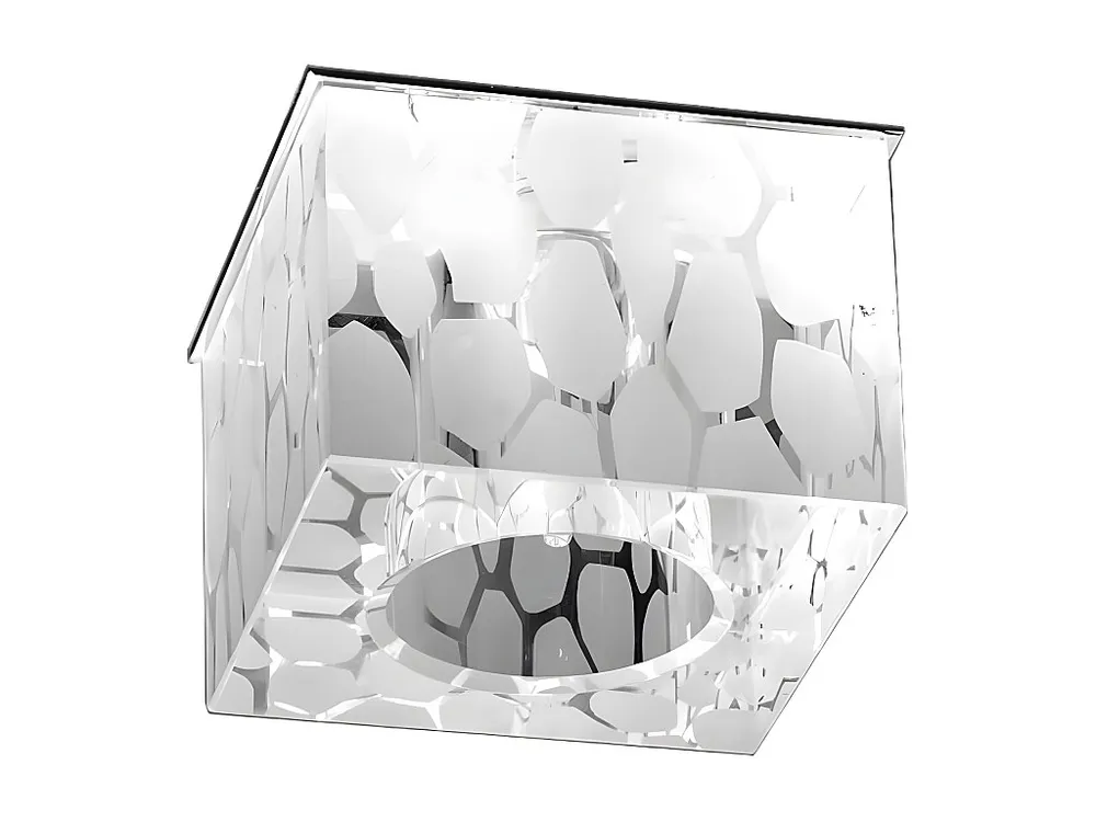 Cristaldream Plafondlamp, Chroom, 16x30x9 cm, EPIKASA met afstandsbediening