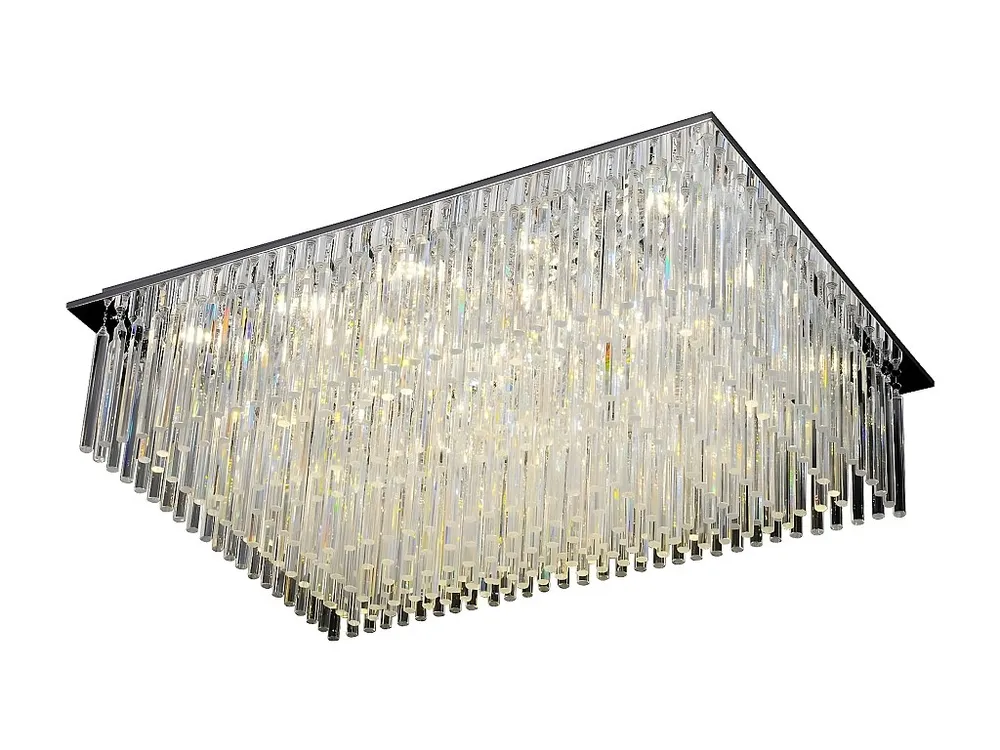 Dimbare Spot Euphoria Plafondlamp, Chroom, 80x55x30,3 cm, EPIKASA