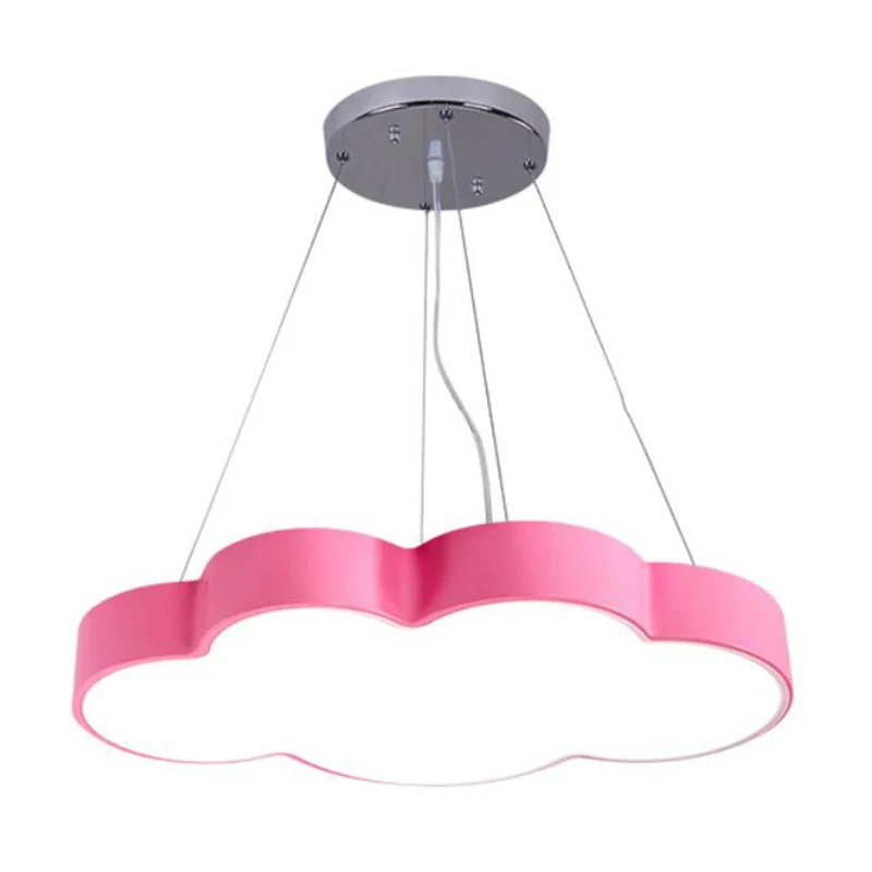 Industriële Stijl Cloud Shade Kwekerij Kroonluchter Verlichting Acryl Minimalistische LED Hanglamp
