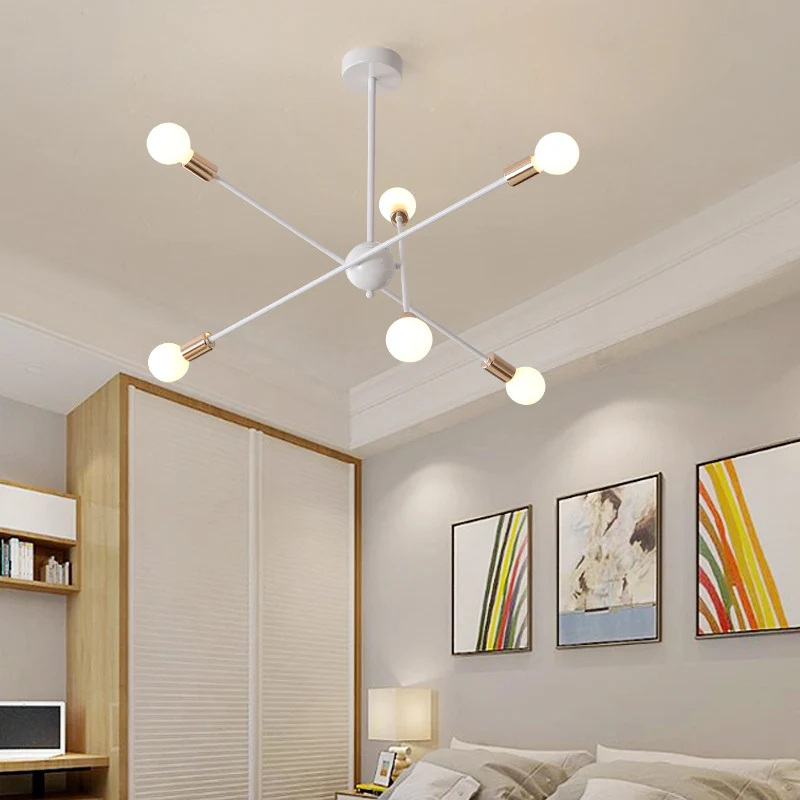 Metalen Line Spark kroonluchter eigentijdse hanglamp voor keuken eetkamer voor Plafondhoogte 2.4m+