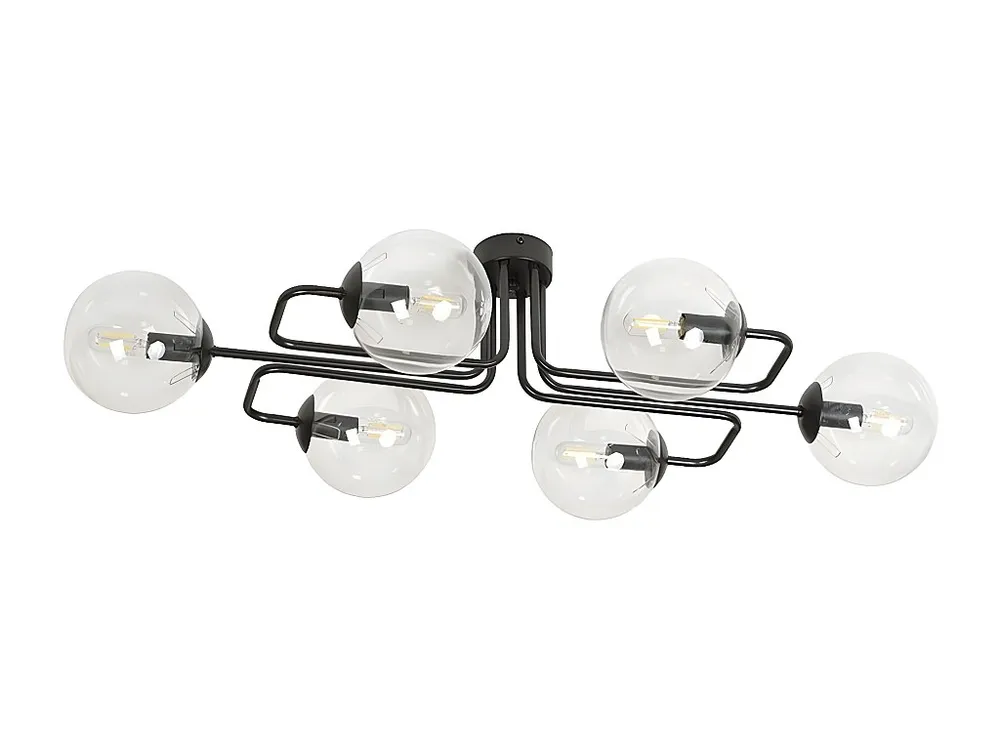 Plafonnier Brendi, Noir, 93x32x50 cm, EPIKASA voor Keuken