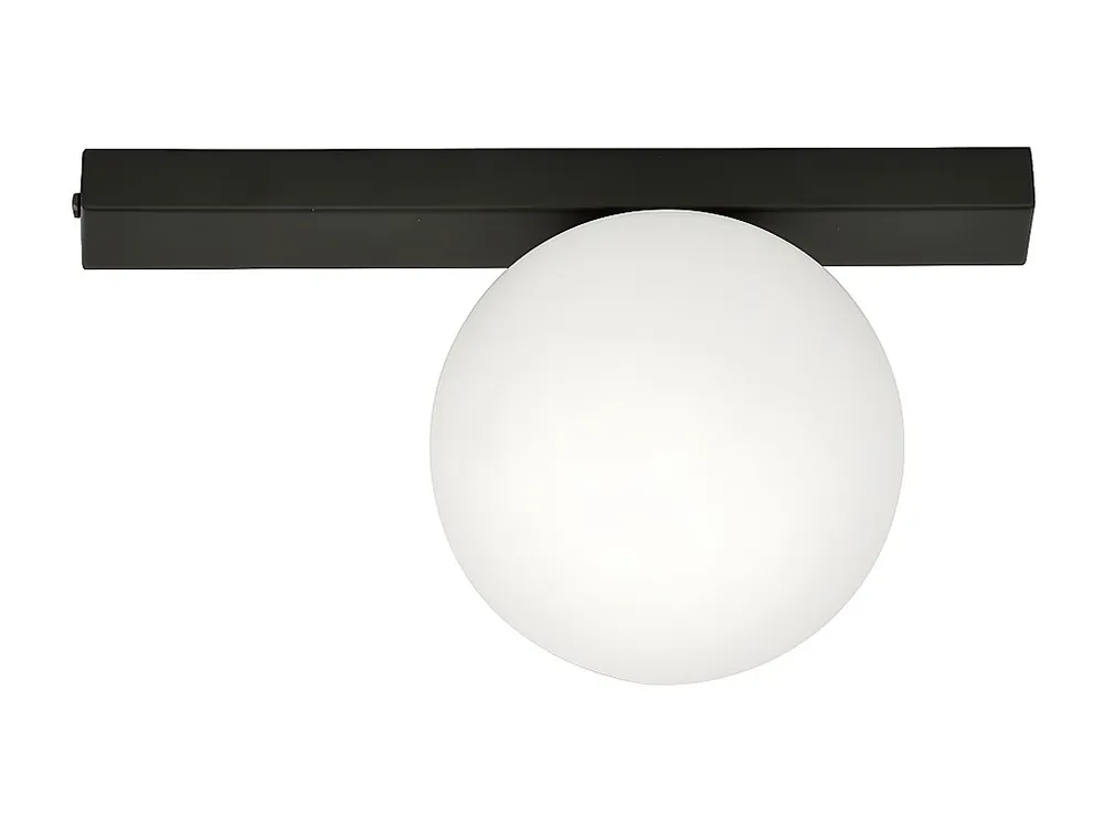 Plafonnier Fit, Noir, 30x17x14 cm, EPIKASA voor Woonkamer