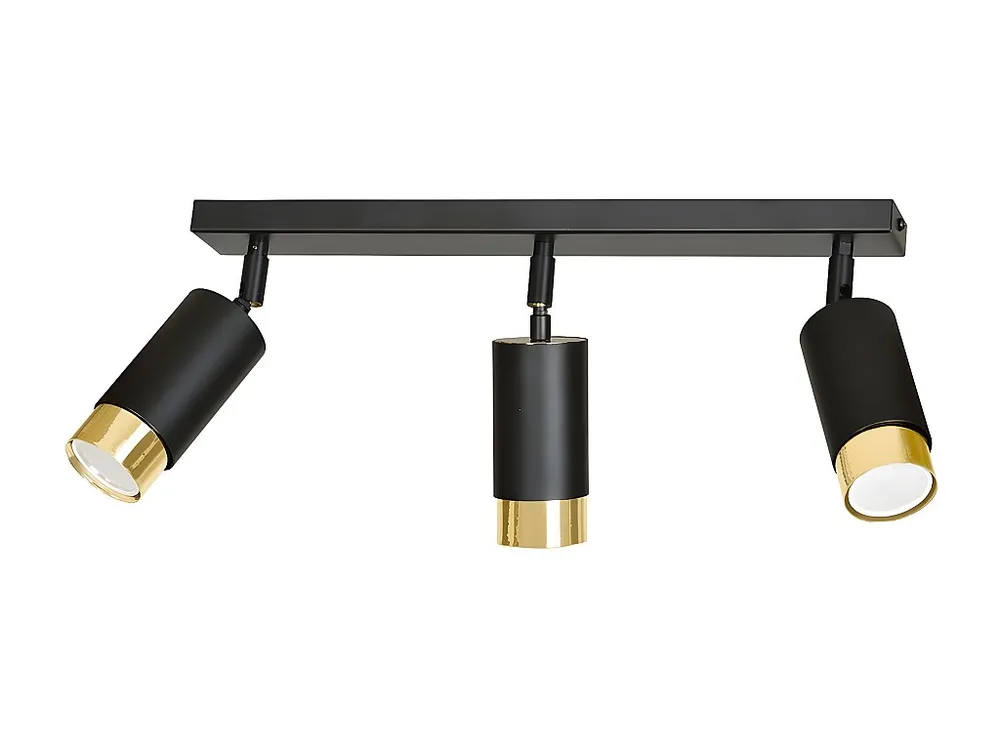 Track Verlichting Plafonnier Hiro, Noir, 45x19x6 cm, EPIKASA