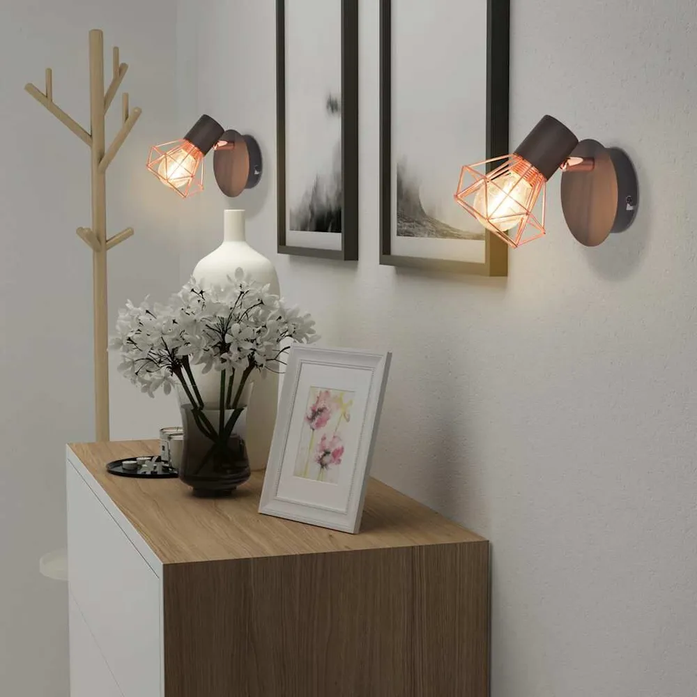 Wandlampen 2 st met LED 8 W met Inclusief LED