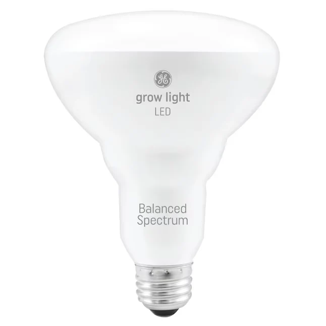 GE Grow: Seeds and Greens 9-Watt EQ BR30 Balanced Spectrum Medium Base (e-26) LED Light Bulb met G6.35 Fitting