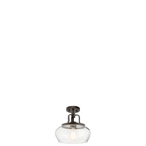 LAMPARA CONVERTIBLE COLGANTE/TECHO DAVENPORT 1LT KICHLER