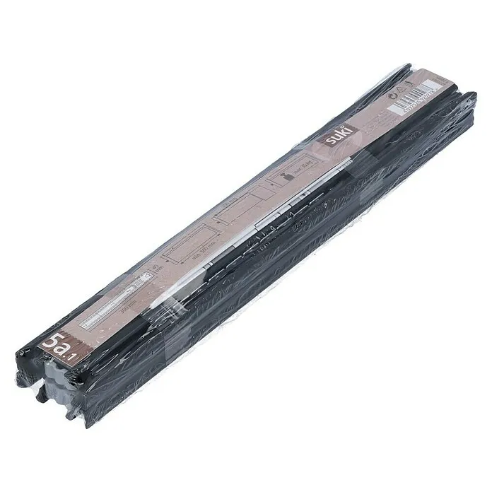 Ladegeleiders - l x b x h: 300 x 45 x 28 mm met 8 scharnieren