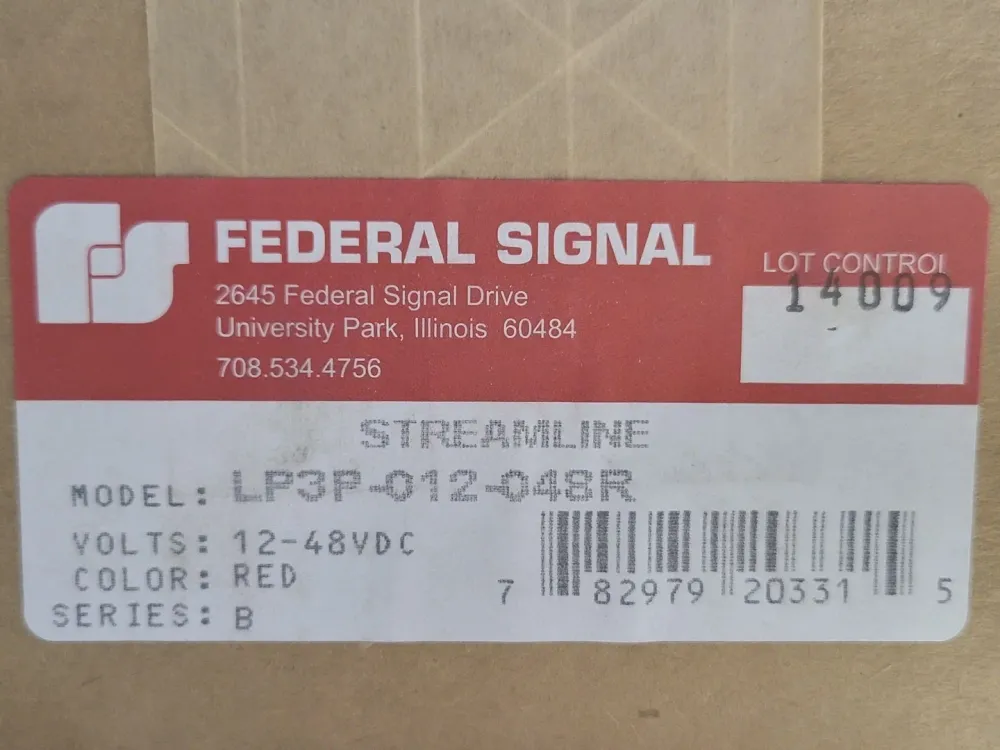 Low Profile Strobe Light LP3P-012-048R voor Binnen en Buiten