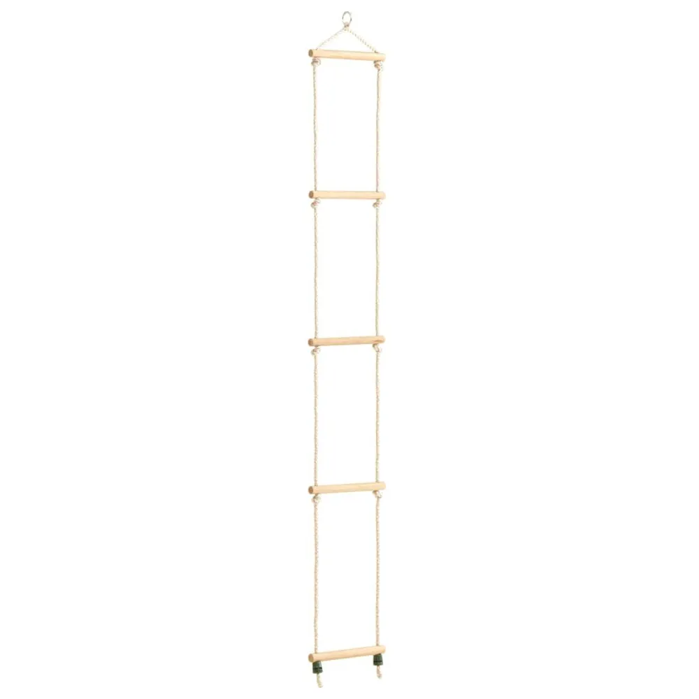 Extra Zware Touwladder 30x168 cm massief hout en PE