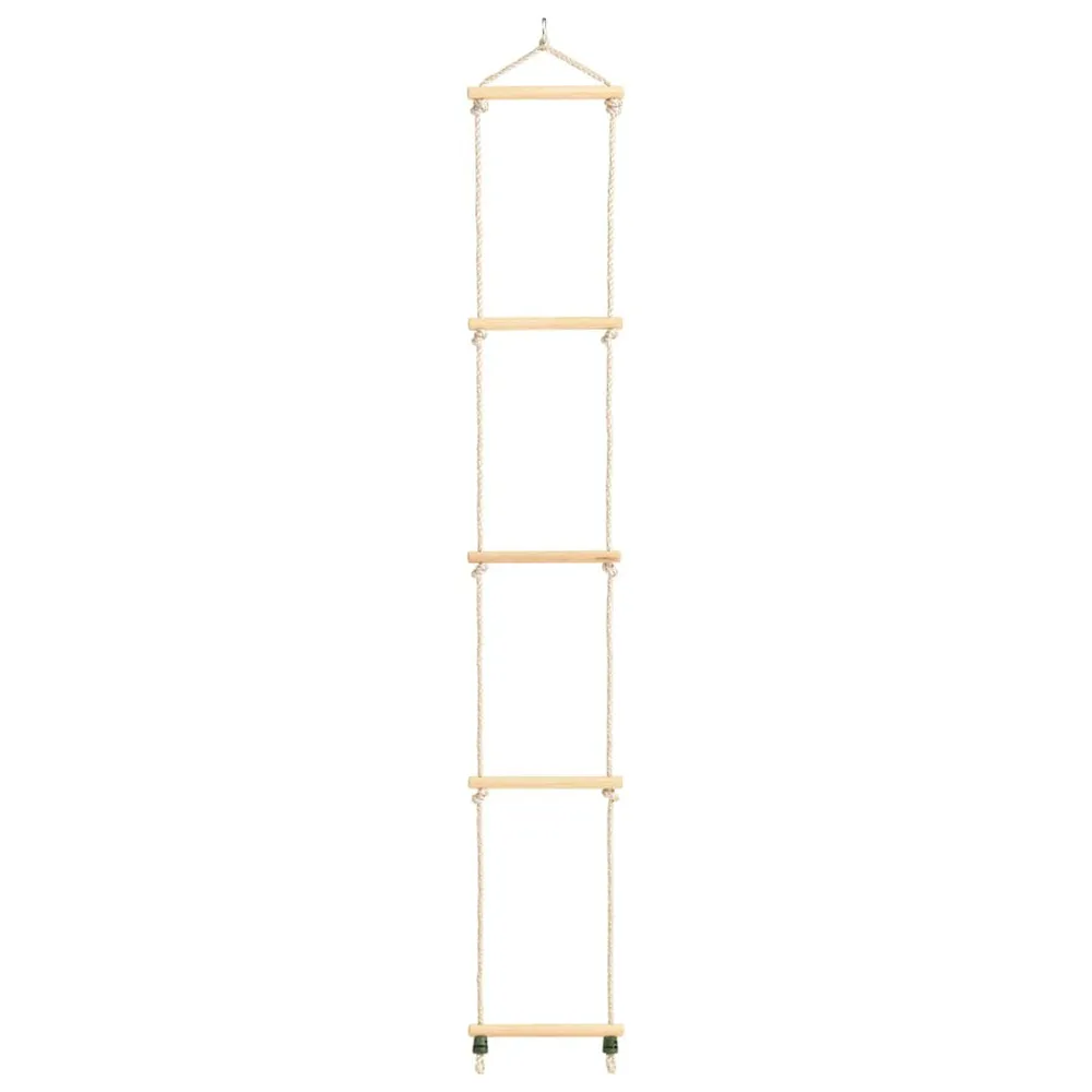 Extra Zware Touwladder 30x168 cm massief hout en PE