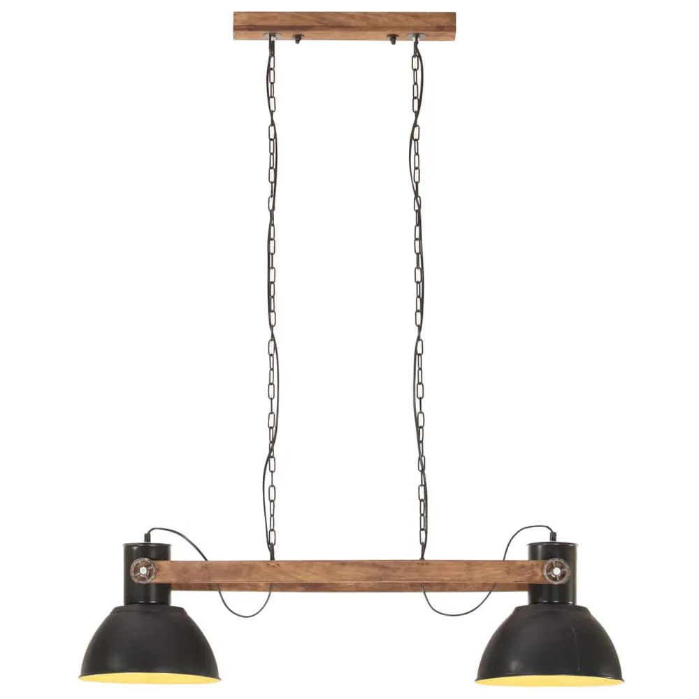 Hanglamp industrieel 25 W E27 109 cm zwart