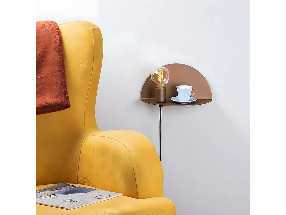 Premium Kwaliteit Taranto Wandlamp, Koper, 30 x 15 x 15 cm, EPIKASA