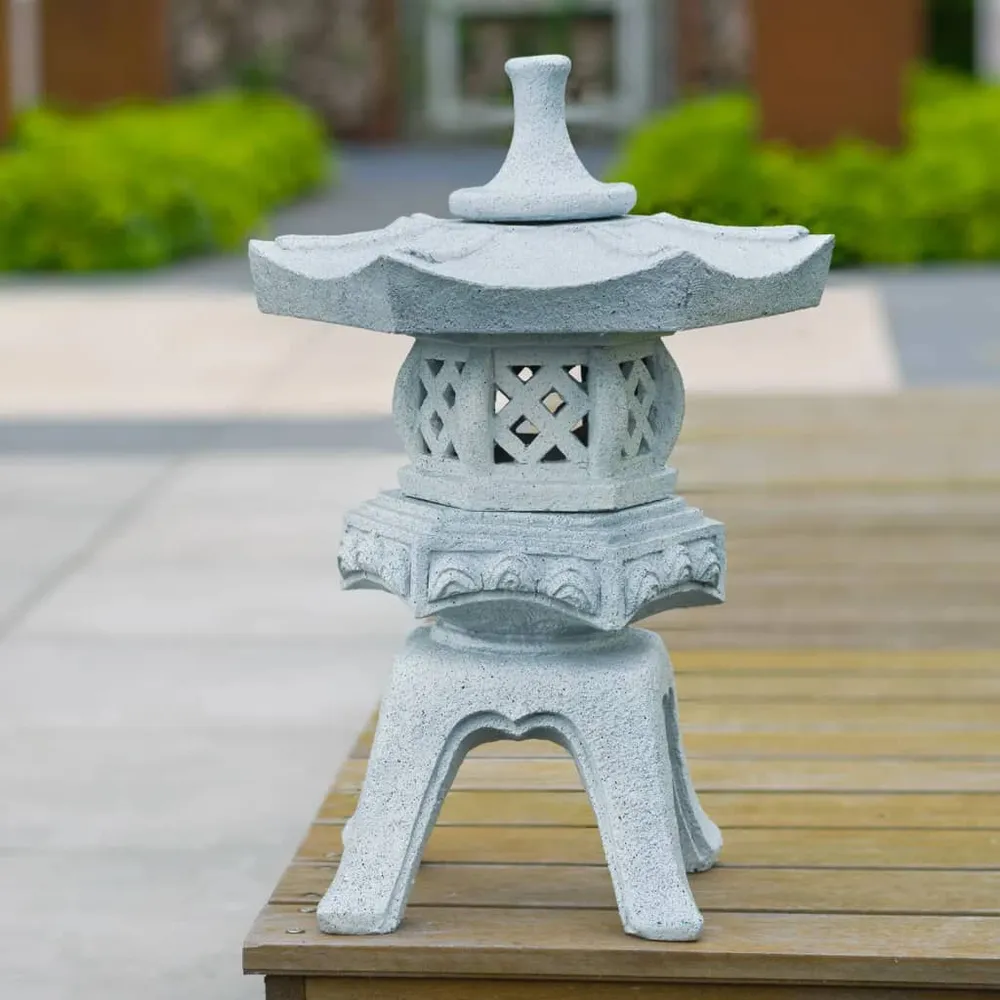 Energiezuinig LED Ubbink Tuinlantaarn Acqua Arte ROKKAKU YUKIMI