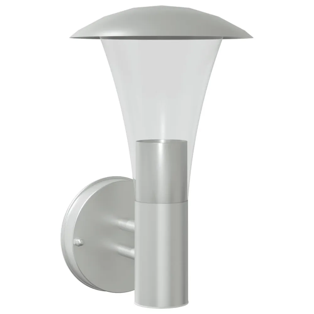 IP67 Gecertificeerde Buitenwandlamp roestvrij staal zilverkleurig
