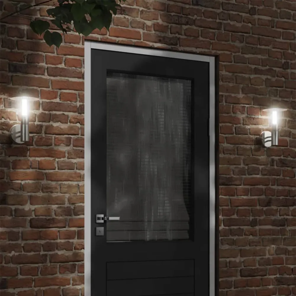 IP67 Gecertificeerde Buitenwandlamp roestvrij staal zilverkleurig
