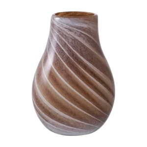 Decoratieve Vaas Ginevra, Bruin, 16x16x23 cm, EPIKASA
