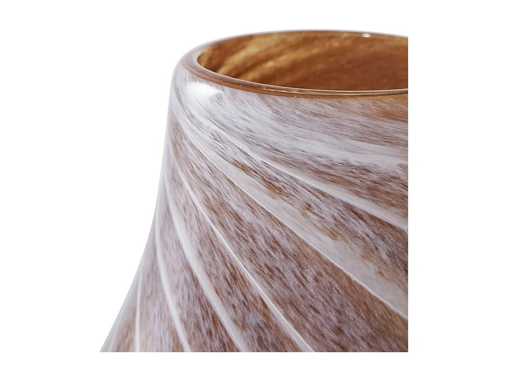 Decoratieve Vaas Ginevra, Bruin, 16x16x23 cm, EPIKASA