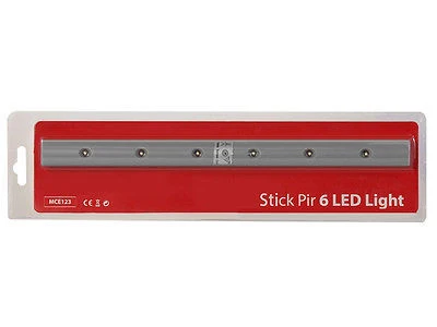 IP44 Waterdichte MacLean MCE123 LED -lichtstrip Stick Pir onder kastbewegingssensor keukenkast