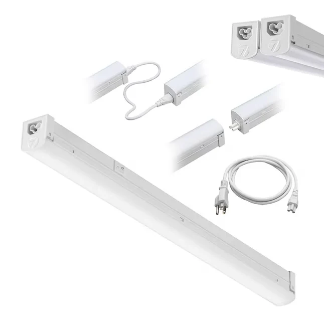 Premium LED Lithonia Lighting 2-ft 1-Light Neutral Ivoor LED Strip Light