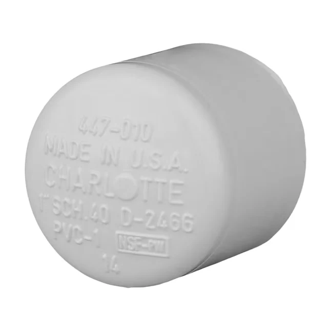 Charlotte Pipe 1- Schedule 40 VINYL Socket Cap