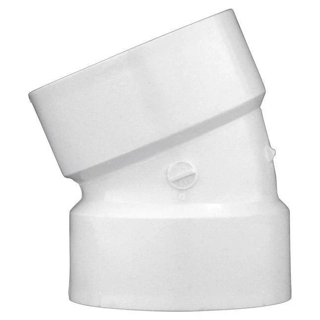 Charlotte Pipe 2- 22.5-Degree VINYL DWV Elbow