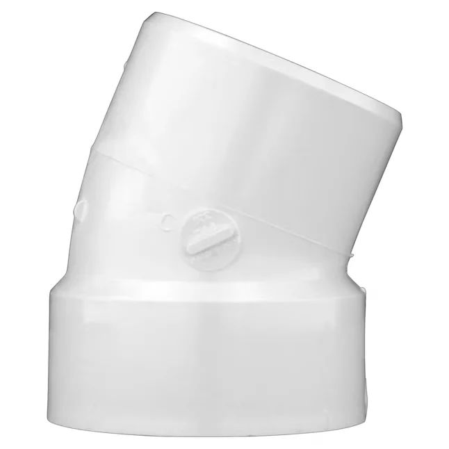 Charlotte Pipe 2- x 22.5-Degree VINYL DWV Street Elbow