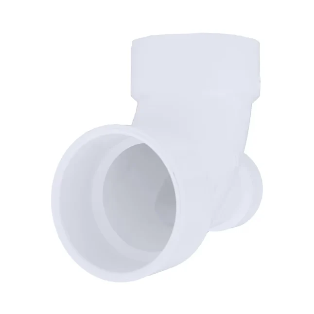 Charlotte Pipe 3- x 3- x 2- 90-Degree VINYL DWV Reducing Low Heel Elbow