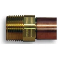 Prier P-254T 4" Loose Key Hose Thread Anti-Siphon VB Wall Hydrant; 3/4" MPT x 1/2" FPT **Lead Free** - P-254T04 - Vloeiend...