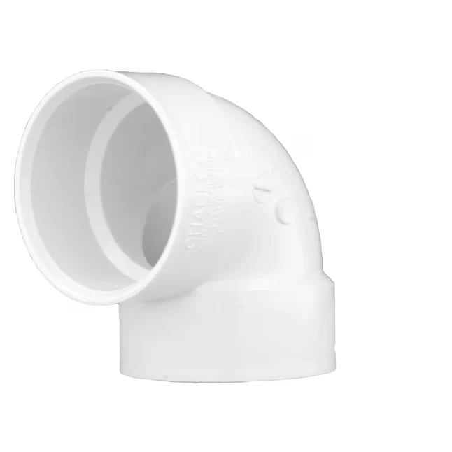 Professionele Kwaliteit Charlotte Pipe 3- 90-Degree VINYL DWV Vent Elbow
